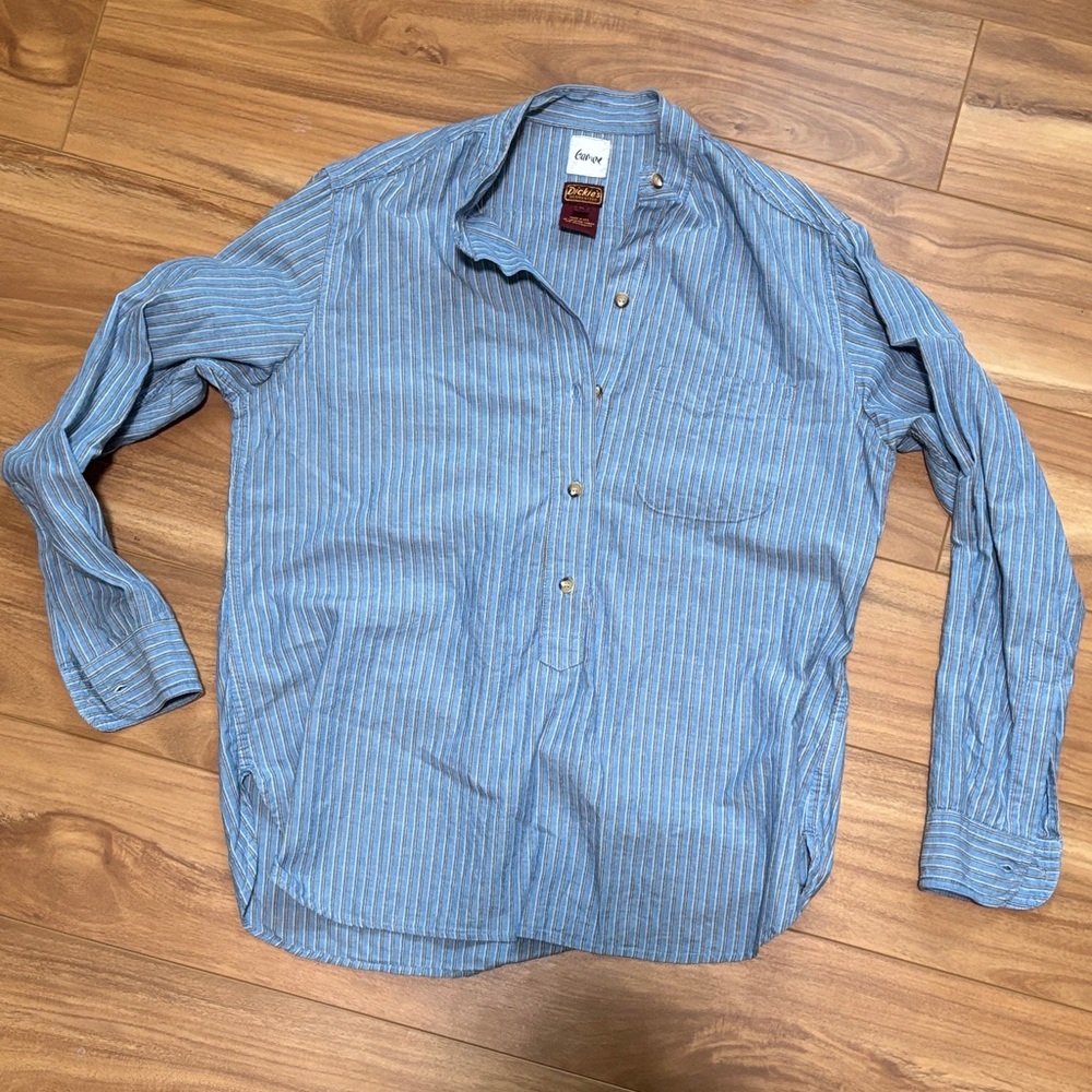 Gamine workwear popover shirt medium
